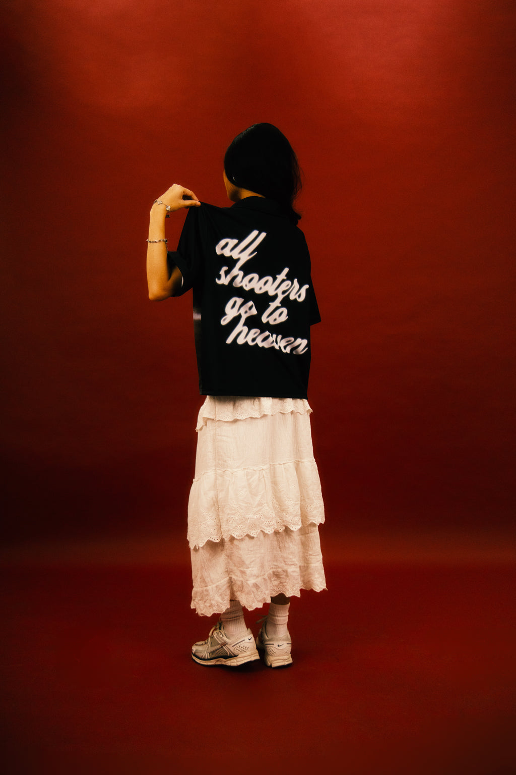 HP LURKER CROP BUTTONDOWN