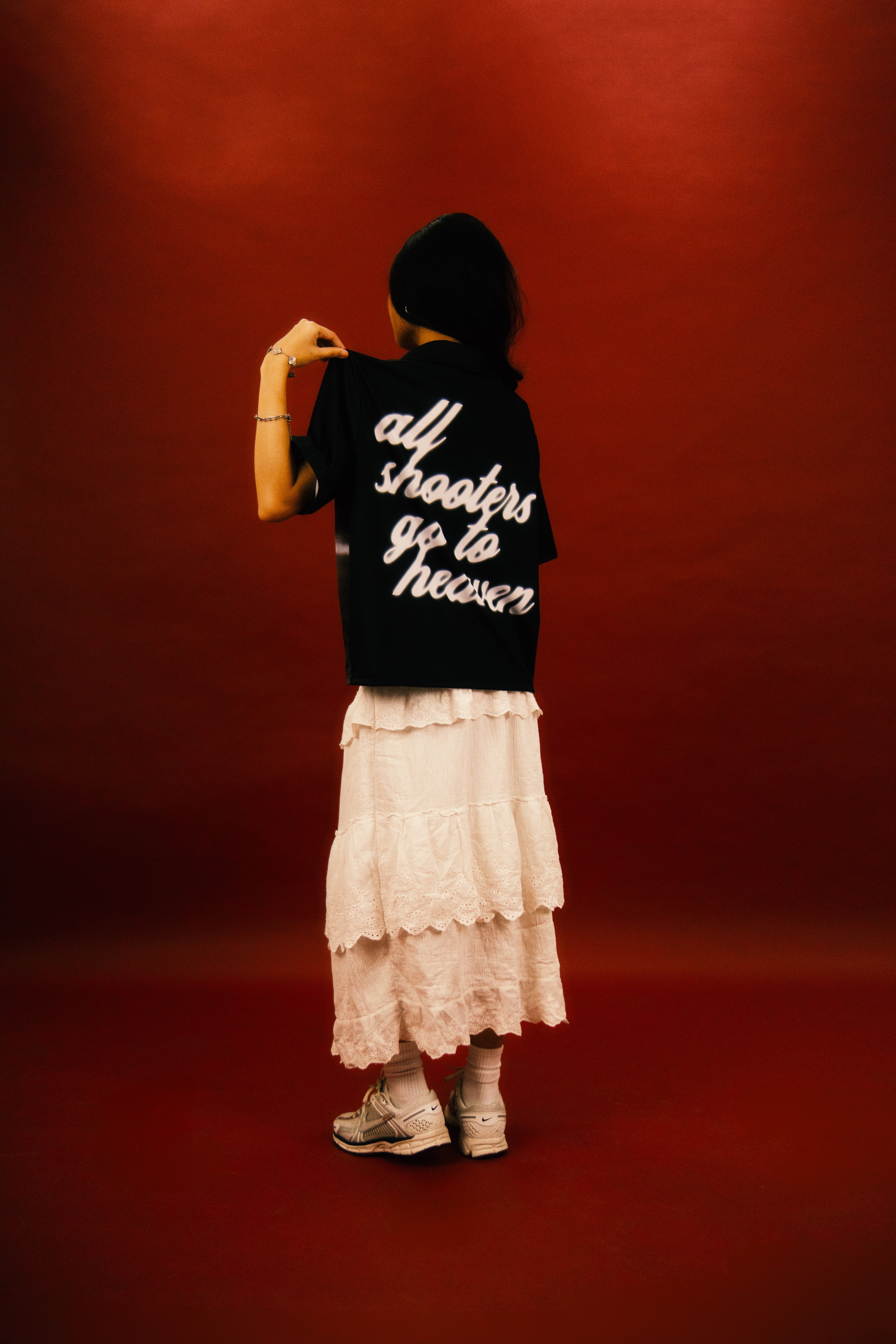 HP LURKER CROP BUTTONDOWN