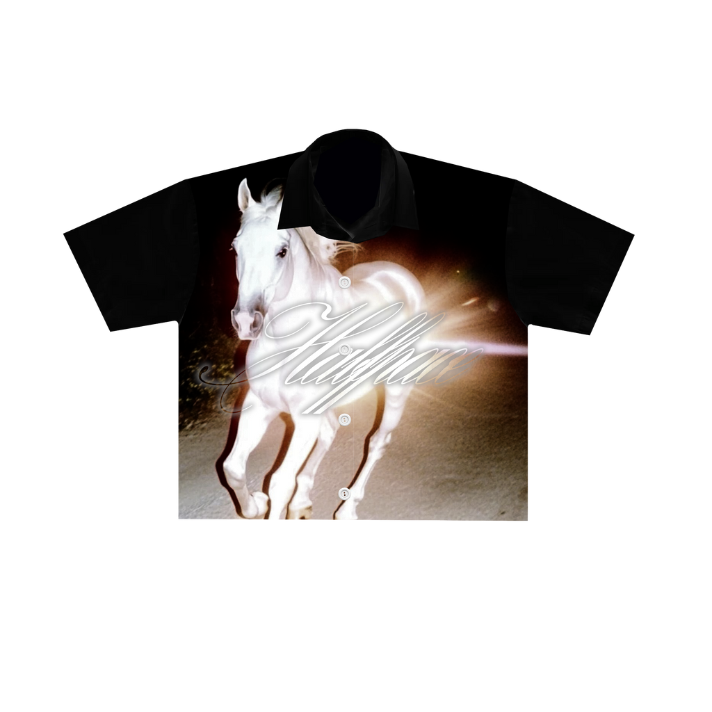 HP LURKER CROP BUTTONDOWN