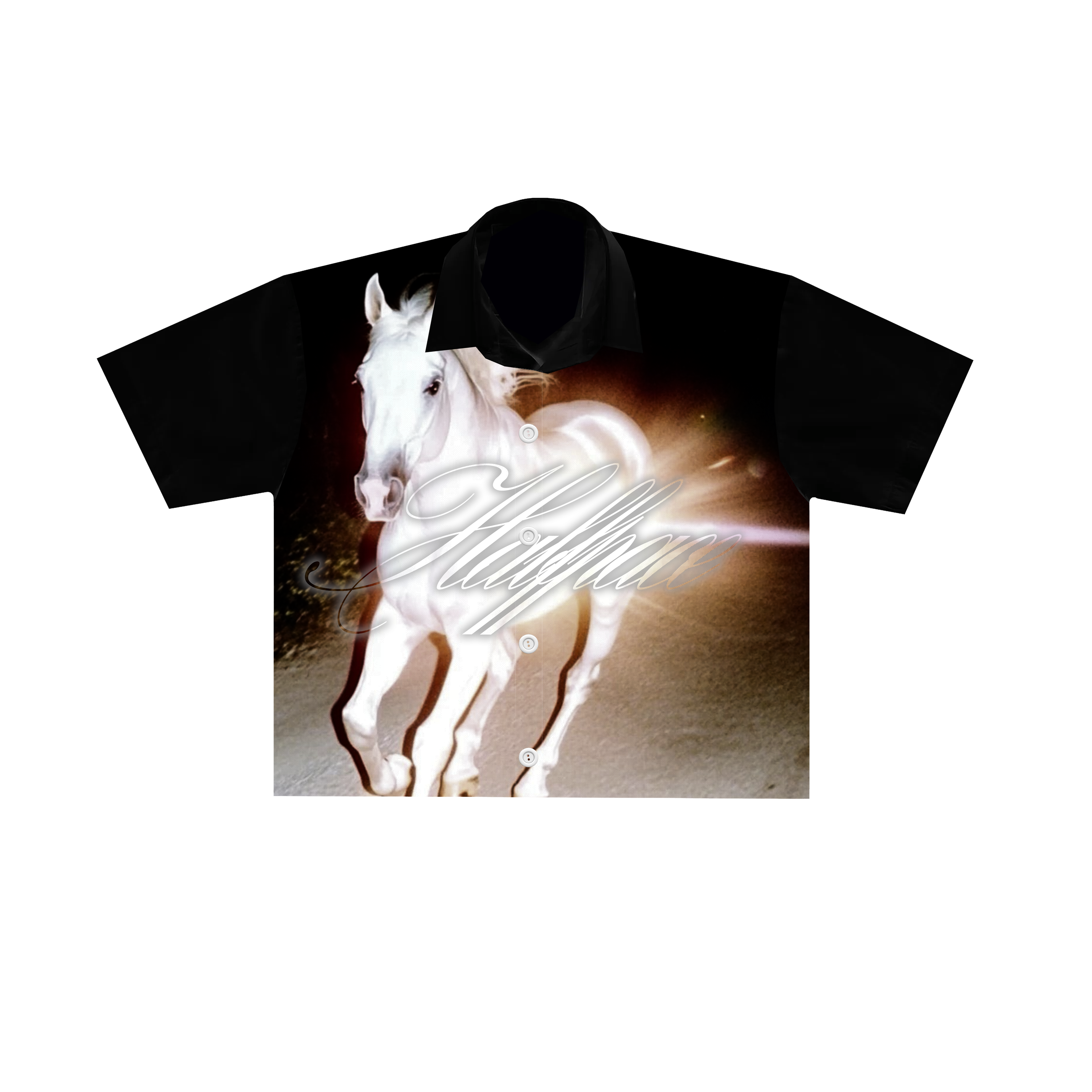 HP LURKER CROP BUTTONDOWN