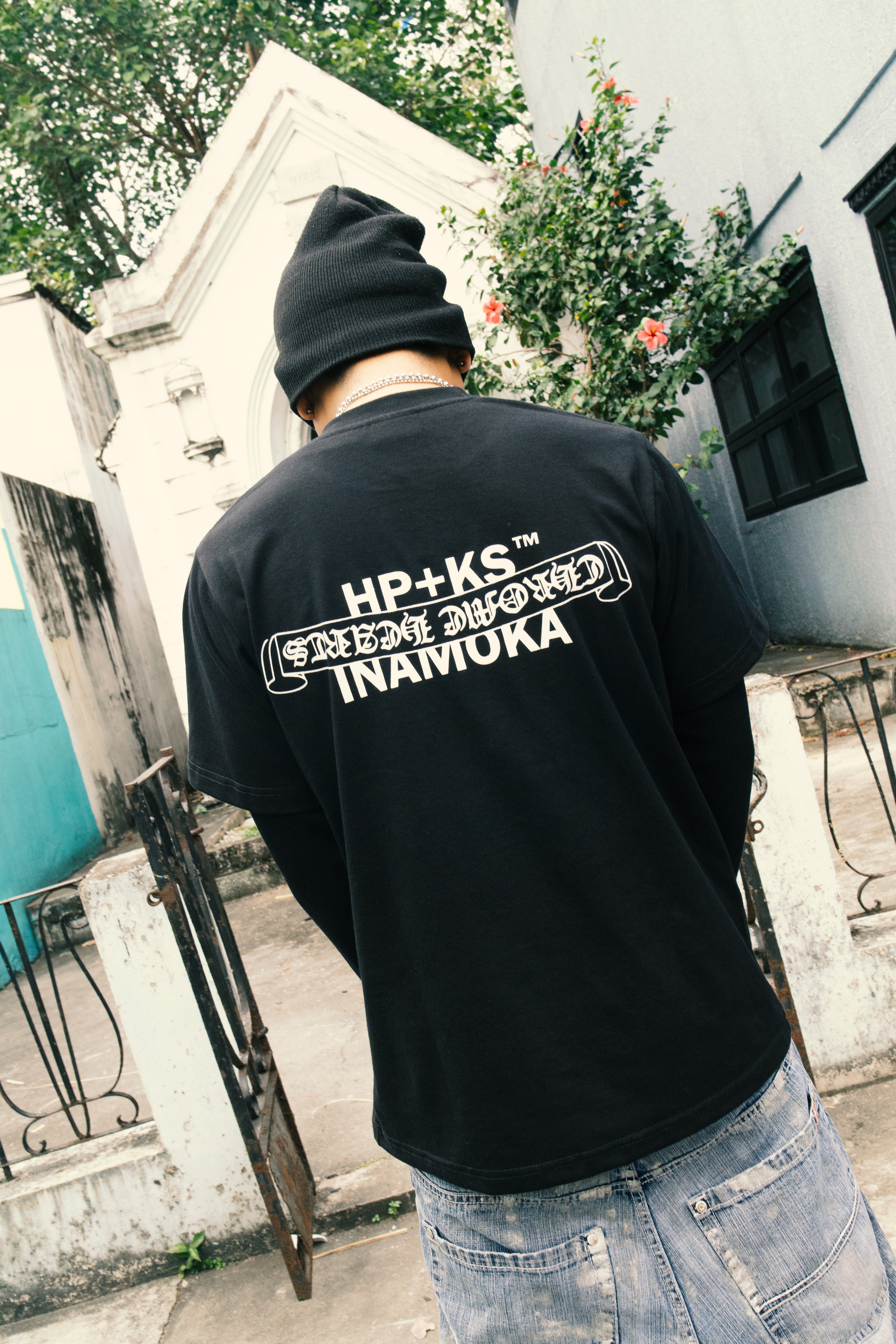 HP + KS INAMOKA REVERSE BANNER TEE