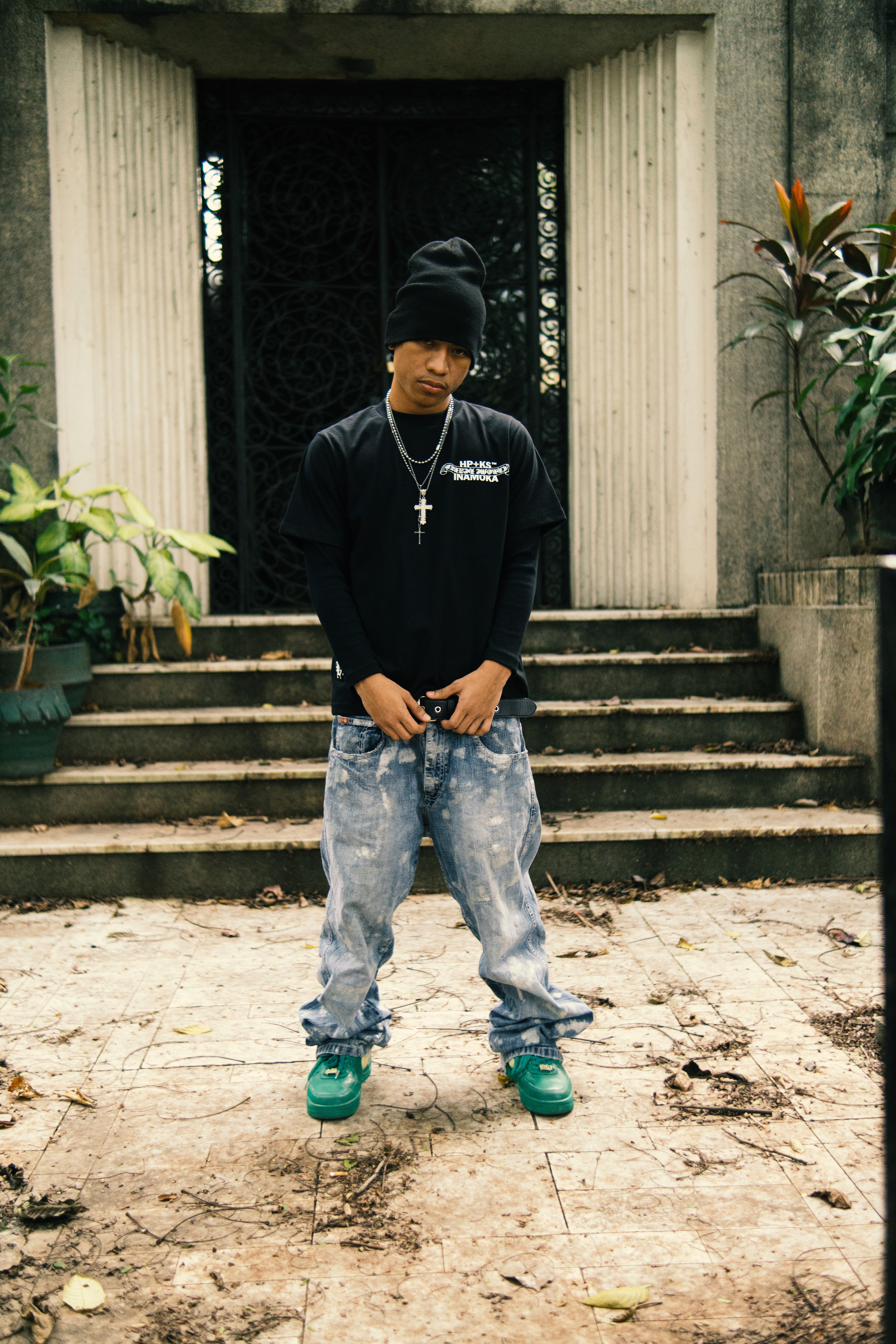 HP + KS INAMOKA REVERSE BANNER TEE