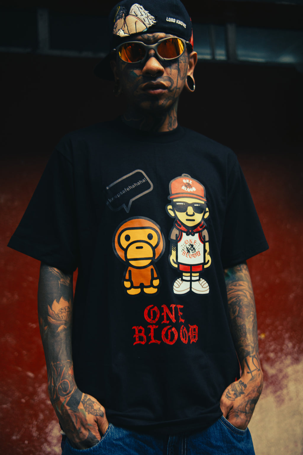 KS + ONEBLOOD OG TEE