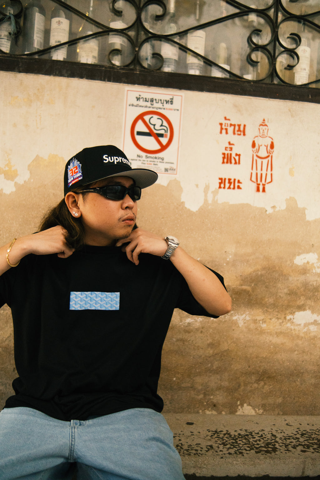 HP+KS GO YARD TEE IN TEAL