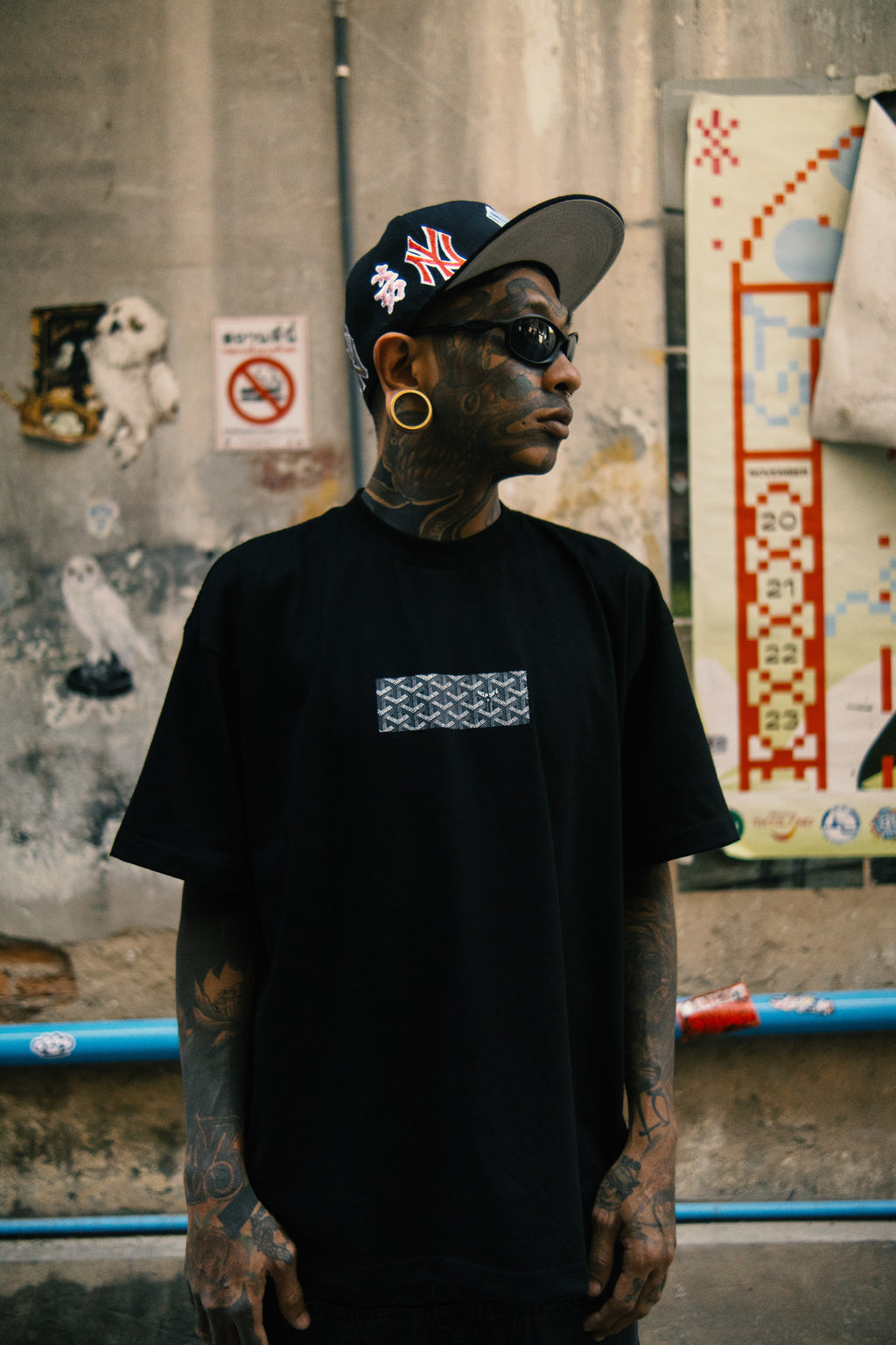 HP+KS GO YARD TEE IN BLACK