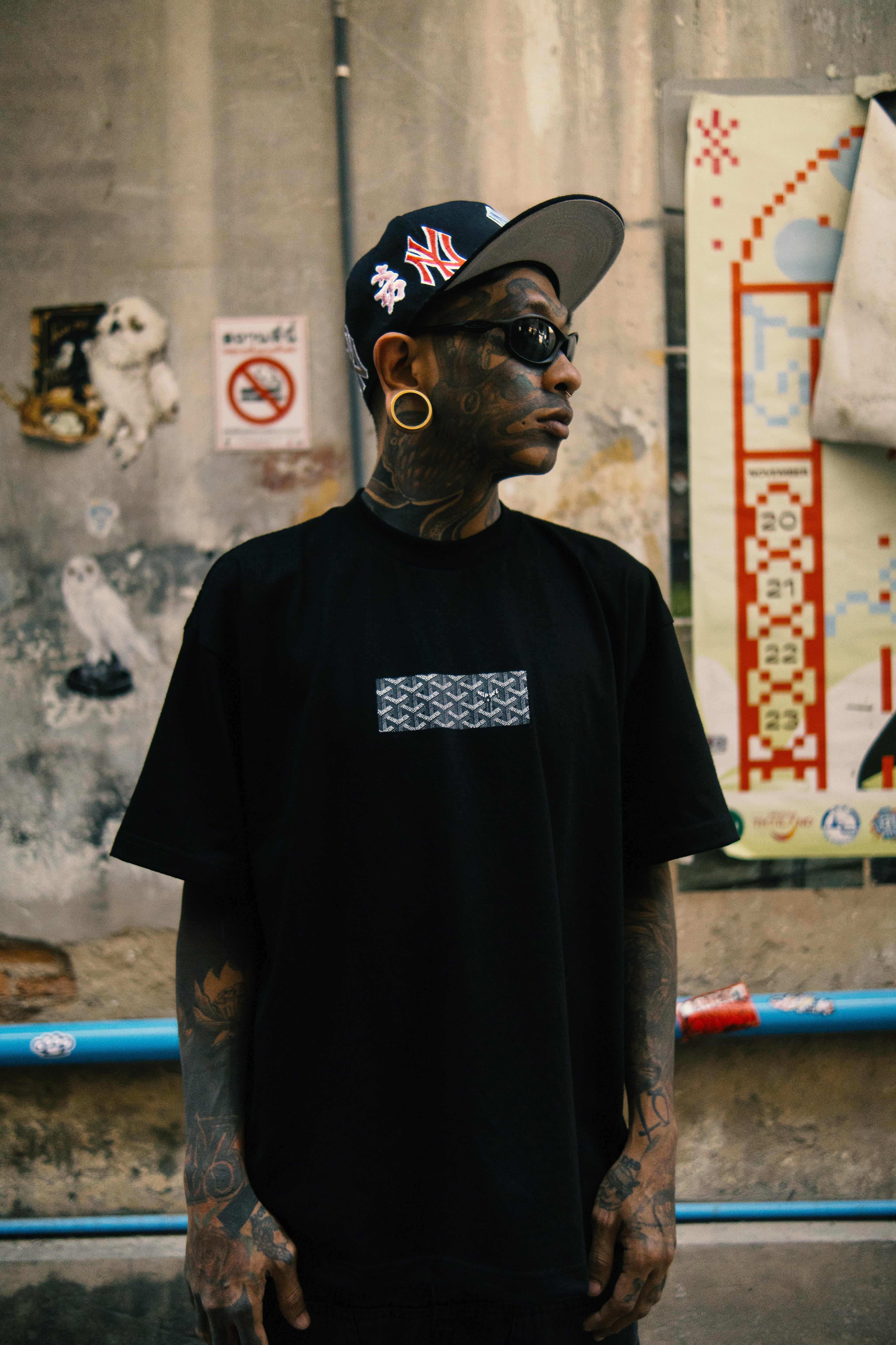 HP+KS GO YARD TEE IN BLACK